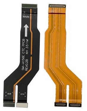 Flex Samsung A155 A15 4G/A156 A15 5G pagrindinės plokštės laidas (SUB-OCTA) originalus (service pack)