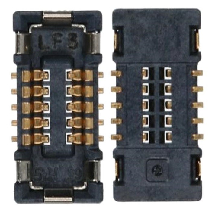 Samsung A047/A125/A127/A135/A136/A137/A217/A225/A236/A326/A346/A556/A710/G525/G556/G715/G736/G980/G985/G986/G988/M127/M135/M236/M325/M526/M536/N770/N975/N976/N980/N981/S711/S721/S908/S918/S928 Board connector BTB socket 2x5pin (service p