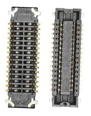 Samsung A047/A155/A156/A165/A166/A256/G556/T545/T630/T636 plokštės jungtis BTB lizdas 2x15pin 3710-003152 (service pack)