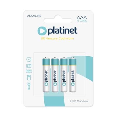 Щелочная батарейка Platinet LR03 AAA (4 шт)