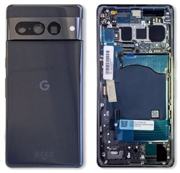 Back cover for Google Pixel 7 Pro Black original (used Grade C)