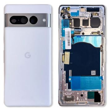 Galinis dangtelis Google Pixel 7 Pro Snow originalus (naudotas Grade B)