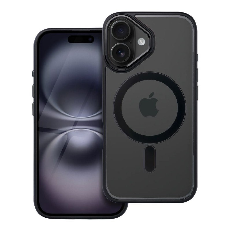 Color Edge Mag Cover (MagSafe) dėklas, skirtas iPhone 16 Plus, juodas