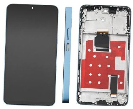 LCD ekranas Huawei Honor X8a/Honor 90 Lite su lietimo ekranu su rėmeliu Cyan Lake ORG