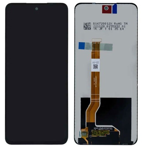 LCD ekranas Realme 12 5G su jutikliniu ekranu juodas ORG