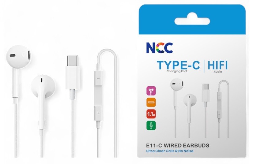 Handsfree NCC USB-C white
