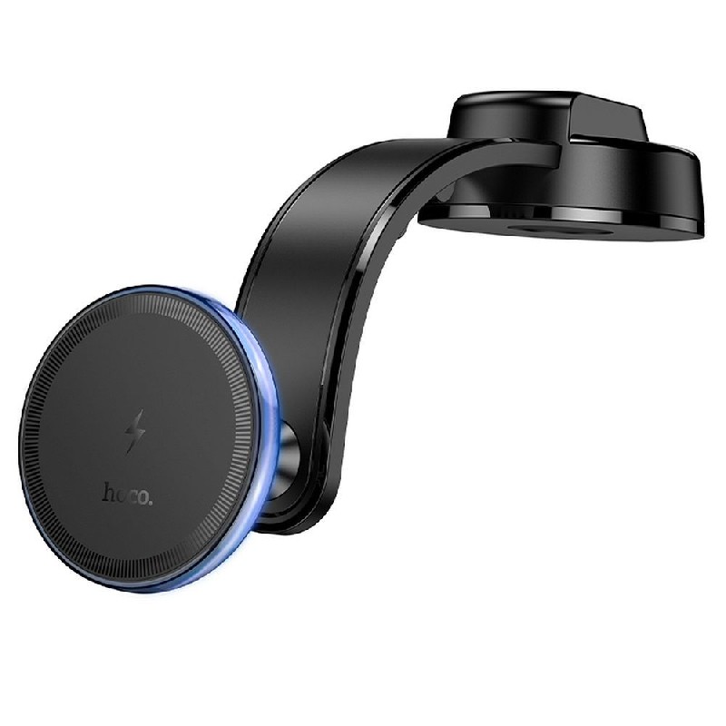 Universalus automobilinis telefono laikiklis Hoco (HW25) magnetinis (MagSafe) tvirtinimas prie prietaisų skydelio, magnetinis juodas