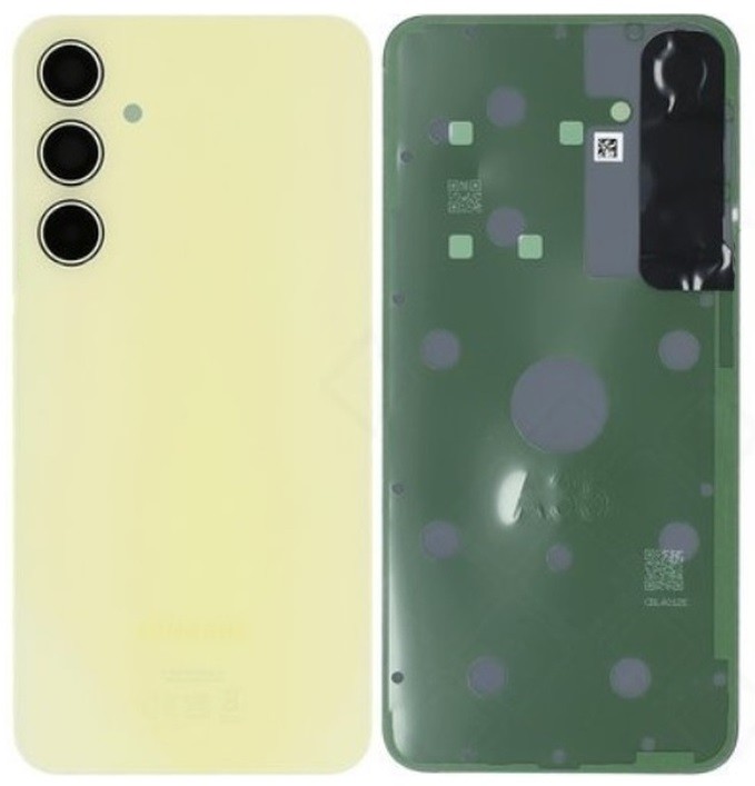 Galinis dangtelis Samsung A356 A35 5G geltonas originalus (service pack)