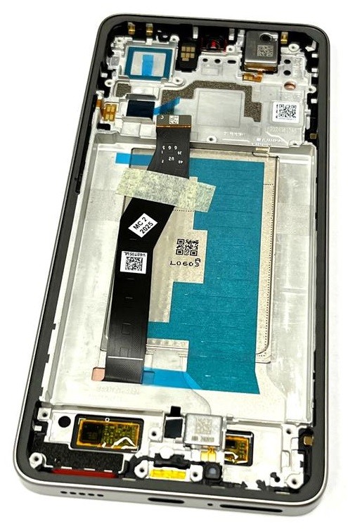LCD ekranas Xiaomi 14T 5G su jutikliniu ekranu su rėmeliu Titan Black originalus (service pack)