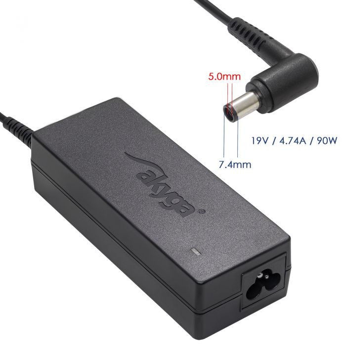 Įkroviklis nešiojamam kompiuteriui Akyga AK-ND-04 (19V / 4.74A 90W 7.4 x 5.0mm + pin) HP 1.2m