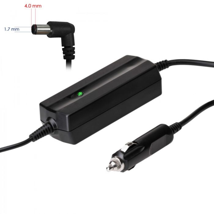 Automobilinis įkroviklis nešiojamam kompiuteriui Akyga AK-ND-77 (20V /3.25A 65W 4.0 x 1.7mm) LENOVO 1.2m