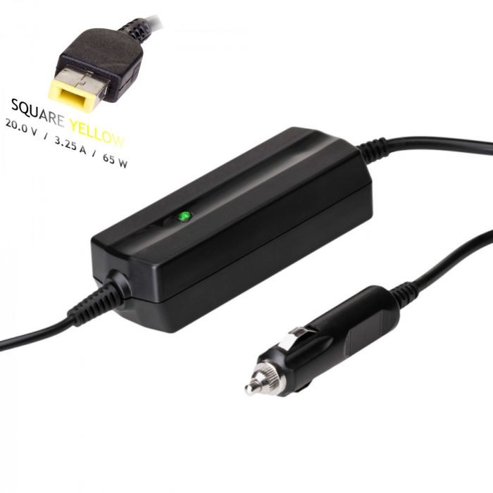 Akyga AK-ND-41 car charger for laptop (20V / 3.25A 65W) Slim Tip Lenovo 1.2m