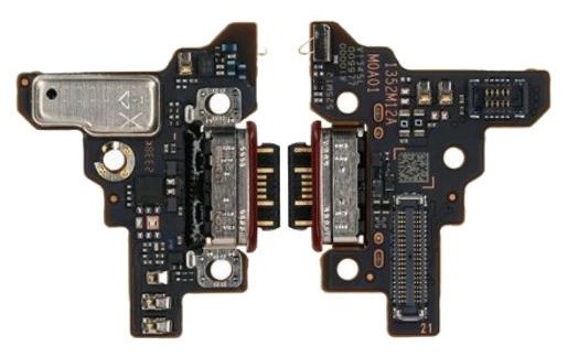 Шлейф Xiaomi 13T с разъёмом зарядки и микрофоном оригинал (сервисная упаковка)