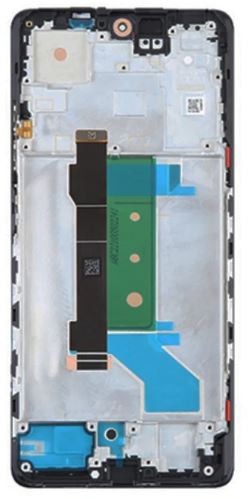 LCD ekranas Xiaomi Redmi Note 12 Pro+ 5G su jutikliniu ekranu su rėmeliu Midnight Black OLED