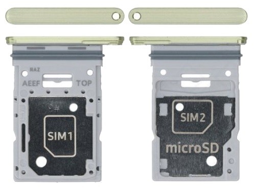 SIM card holder Samsung A556 A55 5G Awesome Lemon original (service pack)
