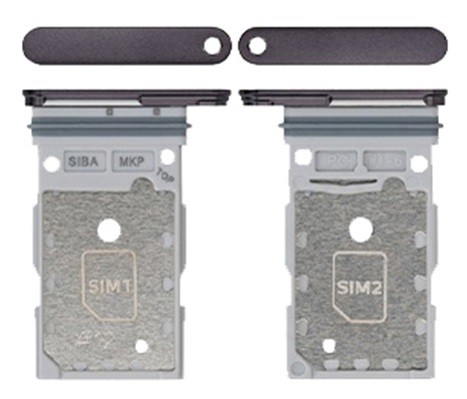 Держатель SIM-карты Samsung S921 S24/S926 S24 Plus Dual Onyx Black оригинал (сервисная упаковка)