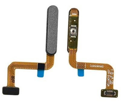 Flex Samsung M317 M31s кнопка питания + датчик отпечатка пальца чёрный оригинал (service pack)