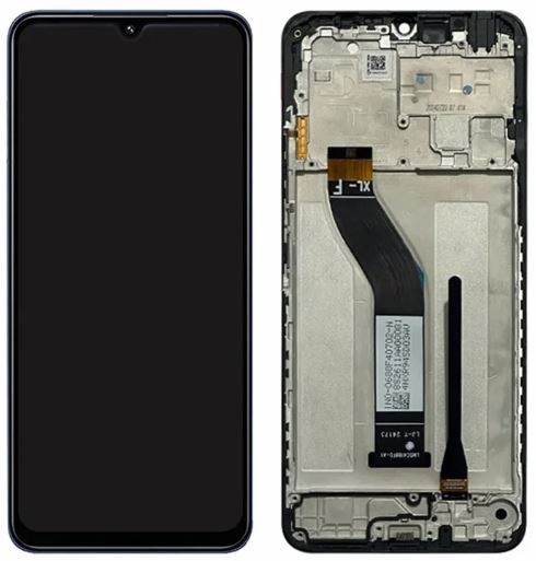 LCD ekranas Xiaomi Redmi 14C 4G/Poco C75 su jutikliniu ekranu ir rėmeliu juodas ORG