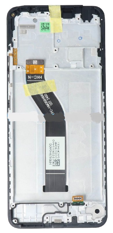 LCD ekranas Xiaomi Redmi 14C 4G/Poco C75 su jutikliniu ekranu ir rėmeliu juodas originalus (aptarnavimo pakuotė)