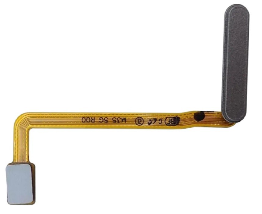 Шлейф Samsung M356 M35 5G с датчиком отпечатка пальца чёрный Оригинал (сервисная упаковка)
