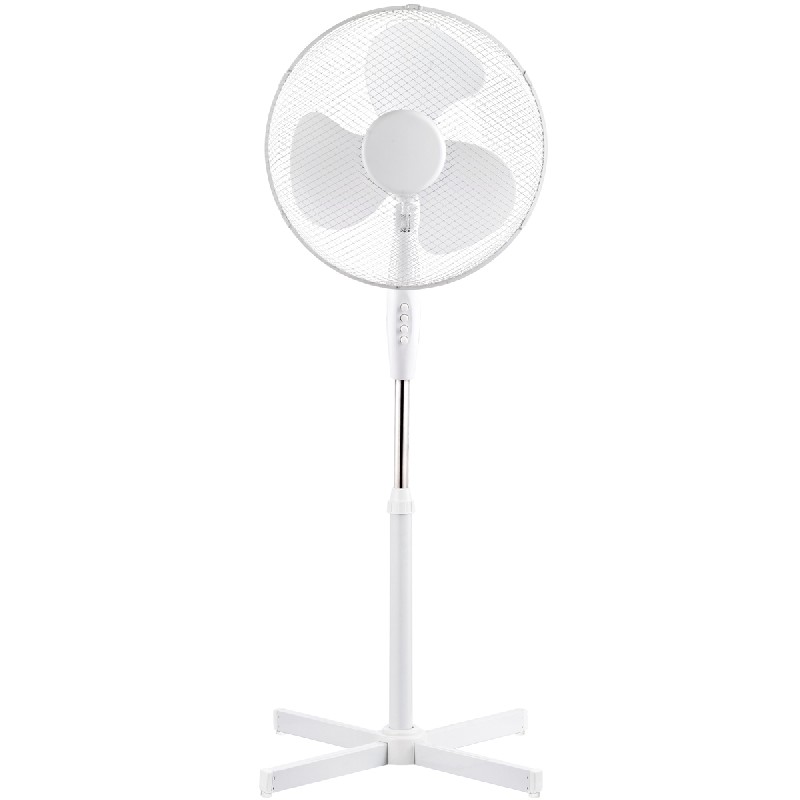 Platinet standing fan 16" white