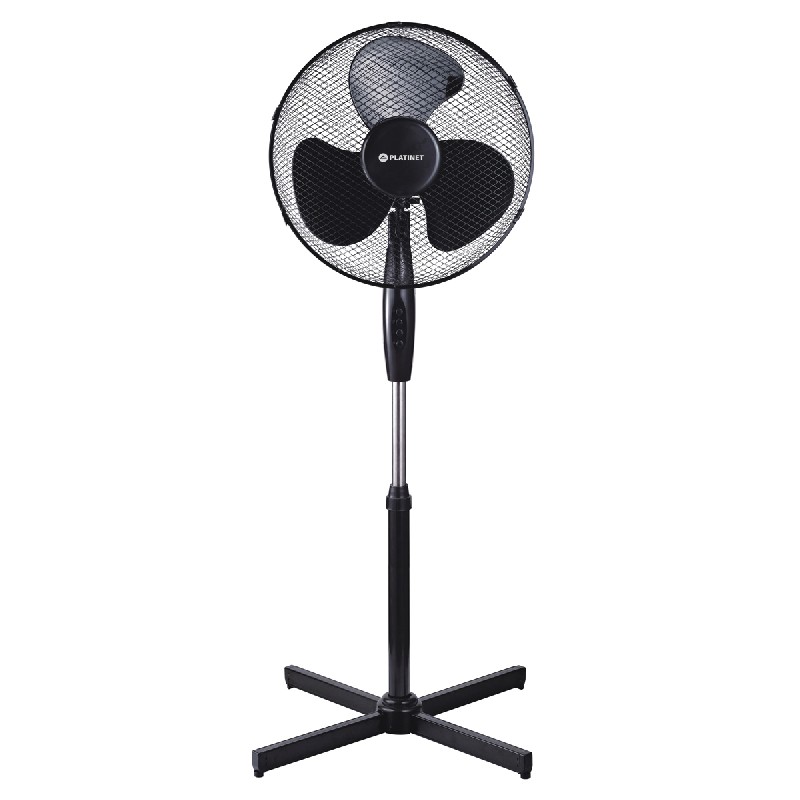 Platinet standing fan 16" black