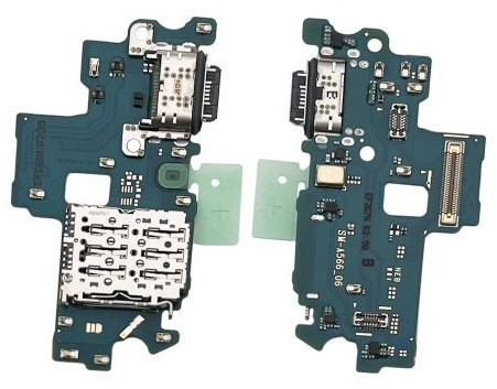Flex Samsung A566 A56 5G jungtimi, mikrofonu, SIM kortelės skaitytuvu originalus (service pack)