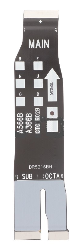 Flex Samsung A366 A36 5G/A566 A56 5G pagrindinės plokštės laidas (SUB-OCTA) originalus (service pack)