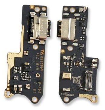 Шлейф Xiaomi Redmi 9T Poco M3 с разъёмом зарядки и микрофоном Оригинал (сервисная упаковка)