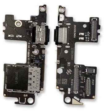 Flex Xiaomi Mi 11 su įkrovimo jungtimi ir mikrofonu, SIM kortelės kontaktas originalus (service pack)