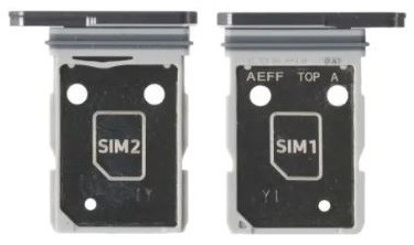 SIM kortelės laikiklis Samsung A566 A56 5G Awesome Lightgrey originalus (service pack)