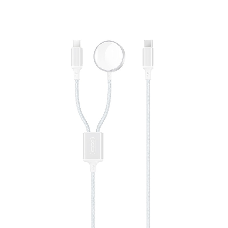 Belaidis įkroviklis XO (CX030) Apple Watch 2in1 baltas