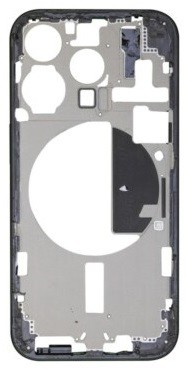 Vidurinis korpusas iPhone 15 Pro Black Titanium ORG