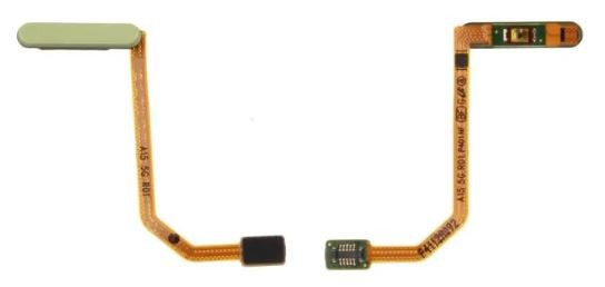 Шлейф Samsung A156 A15 5G с датчиком отпечатка пальца жёлтый Оригинал (сервисная упаковка)