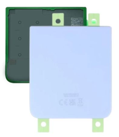 Нижняя задняя крышка для Samsung F721 Z Flip4 5G синий (б/у Grade B)