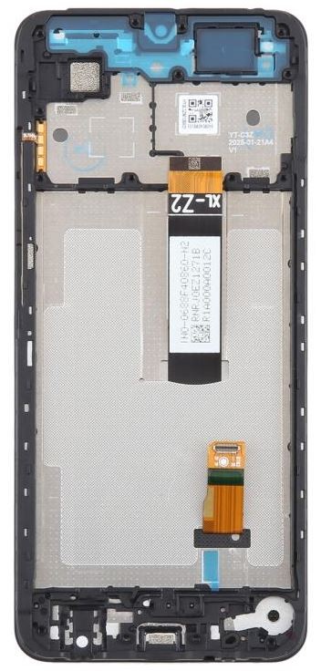 LCD экран Xiaomi Redmi A5/Poco C71 (длинный шлейф) с тачскрином с рамкой чёрный ORG