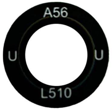 Samsung A566 A56 5G kameros stikliukas juodas (itin plataus kampo stikliukas) 1vnt. (service pack)
