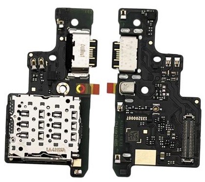 Flex Xiaomi Redmi Note 14 4G su įkrovimo jungtimi ir mikrofonu, SIM kortelės kontaktu originalus (service pack)
