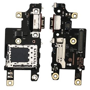 Flex Xiaomi Poco X7 Pro 5G with charging connector and microphone, SIM card contact original (service pack)
