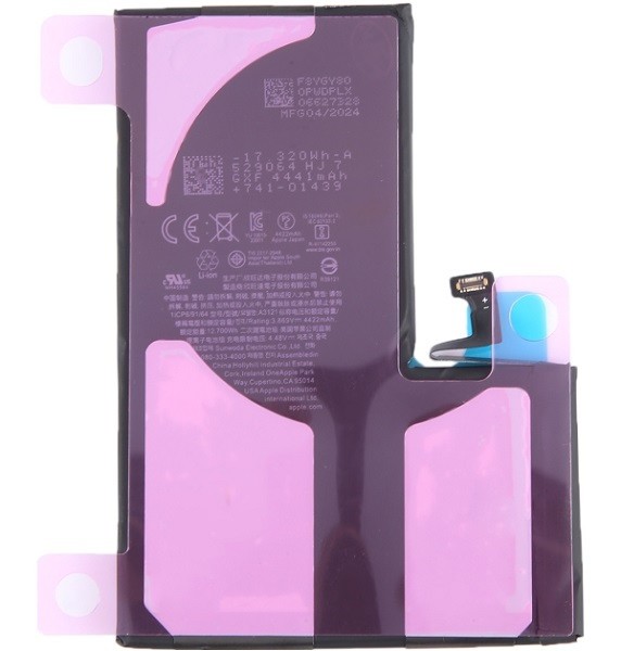 Battery ORG for iPhone 15 Pro Max 4422mAh Self-Diagnosable with sticker