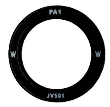 Samsung S931 S25 kameros lęšis juodas (lęšis Wide) 1 vnt. (service pack)