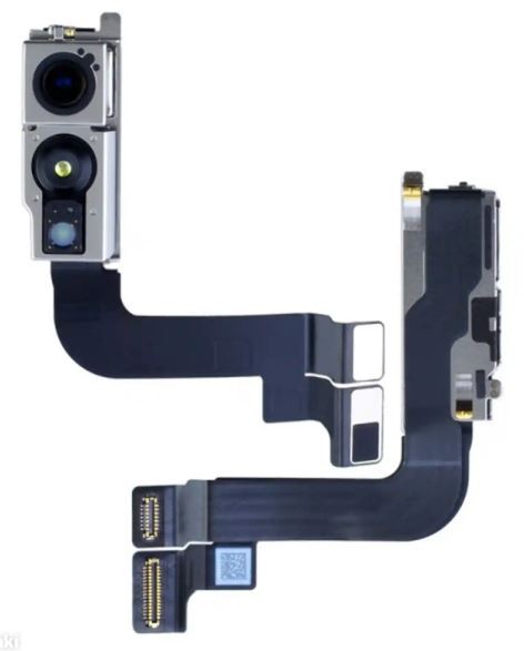 Flex for iPhone 15 Pro Max with front camera, light sensor used original (used Grade A)