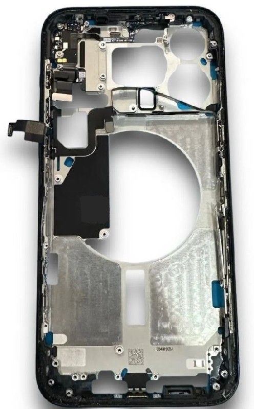 Vidurinis korpusas iPhone 15 Pro Max Blue Titanium originalus (naudotas Grade A)