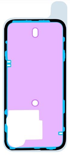 Наклейка для задней крышки iPhone 15 Pro Оригинал (сервисная упаковка)