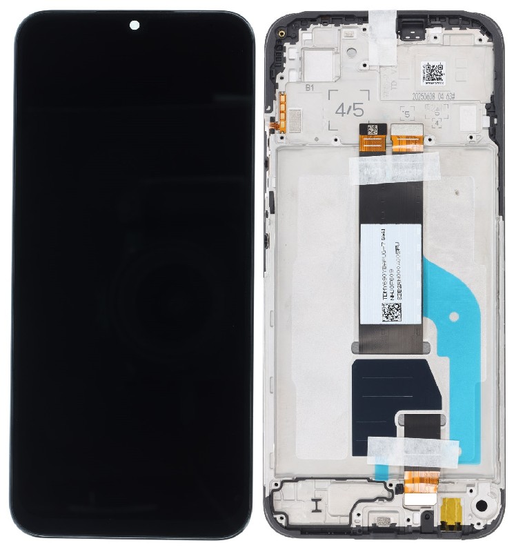 LCD screen Xiaomi Redmi 15C 4G (Global)/Poco C85 4G (Global) with touch screen and frame Black original (service pack)
