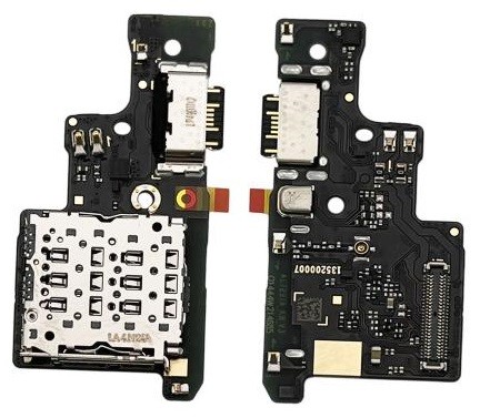 Flex Xiaomi Redmi Note 14 5G su įkrovimo jungtimi ir mikrofonu, SIM kortelės kontaktu originalus (service pack)