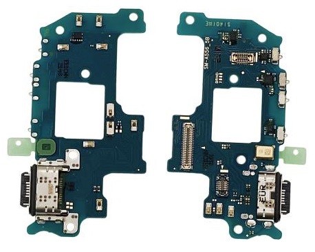 Шлейф Samsung A556 A55 5G для разъёма питания, микрофона Оригинал (б/у Grade A)