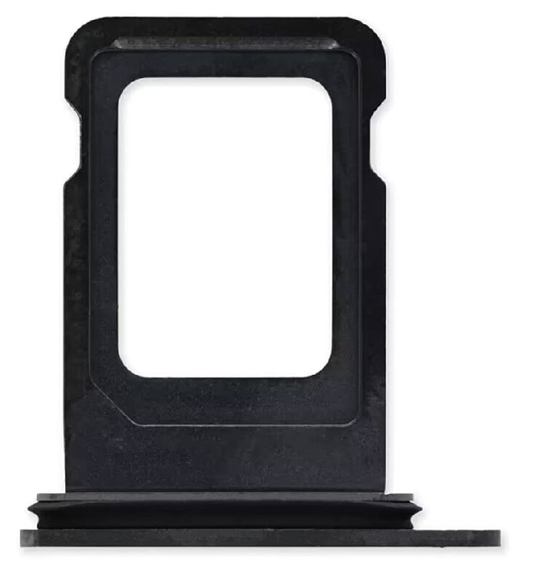 Лоток SIM-карты для iPhone 15/15 Plus чёрный Оригинал (б/у Grade A)
