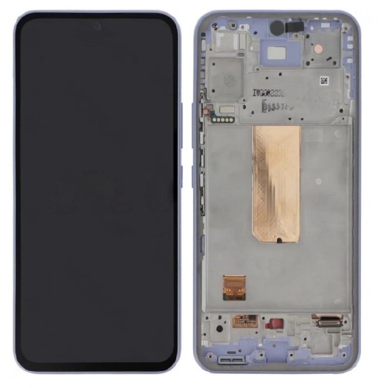 LCD экран Samsung A546 A54 5G 2023 с тачскрином и рамкой фиолетовый Оригинал (сервисная упаковка)