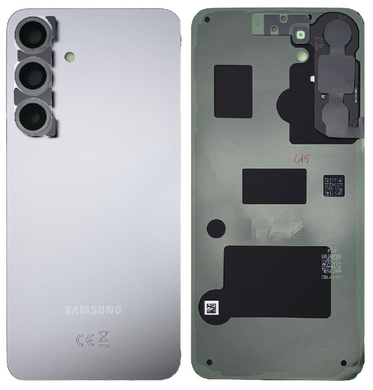 Galinis dangtelis Samsung S936 S25 Plus Silver Shadow originalus (service pack)